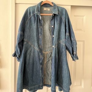 We The Free Hannah Denim Mini Dress